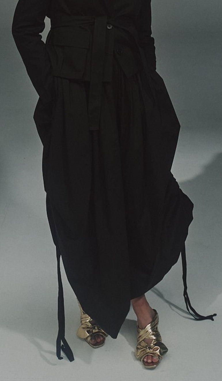 KABIL COTTON SKIRT WITH BELT