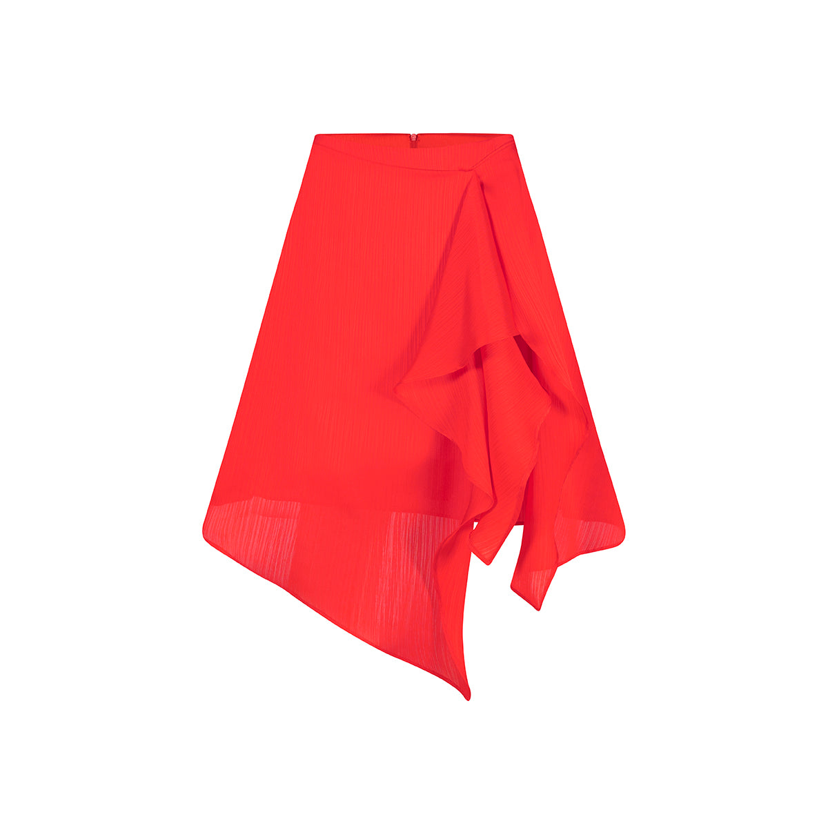 ASYMMETRICAL TEXTURE SKIRT