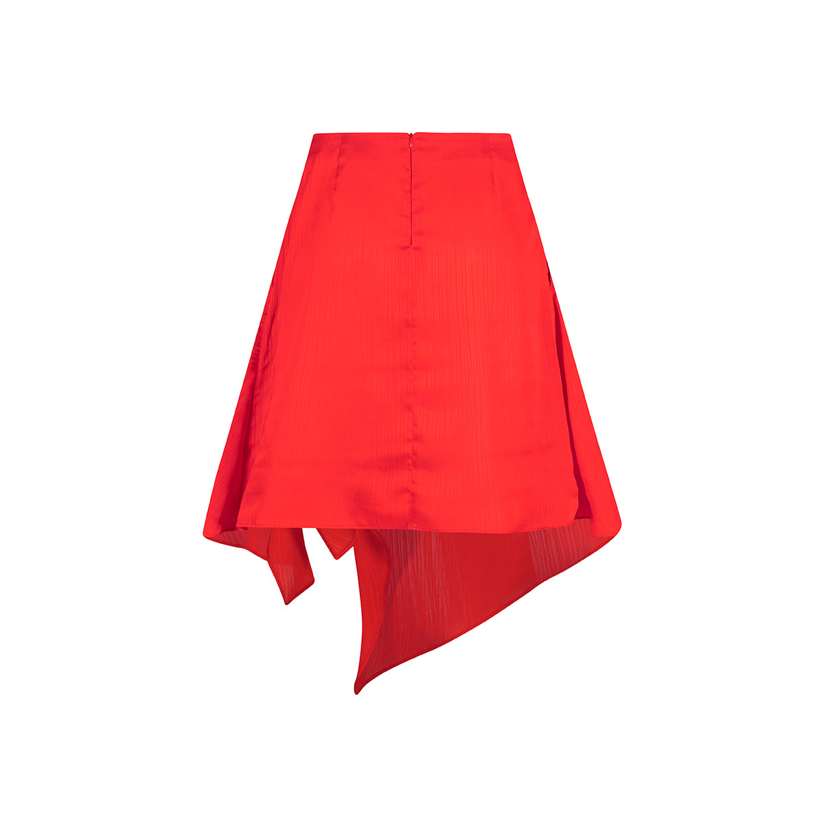 ASYMMETRICAL TEXTURE SKIRT