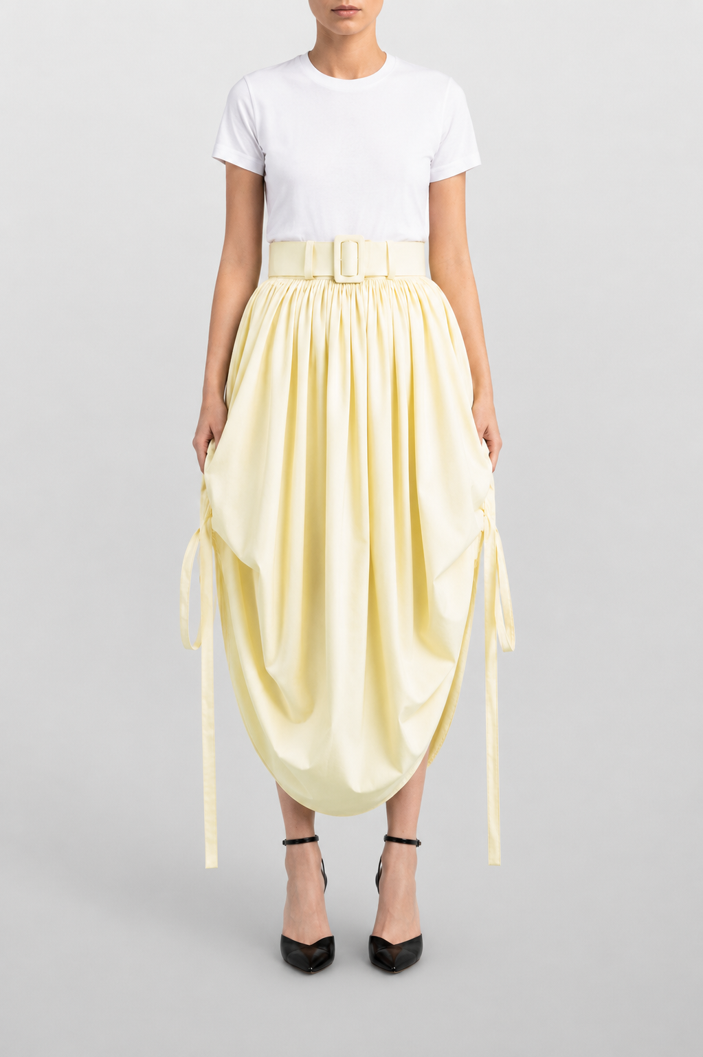 COTTON SKIRT COULISSE