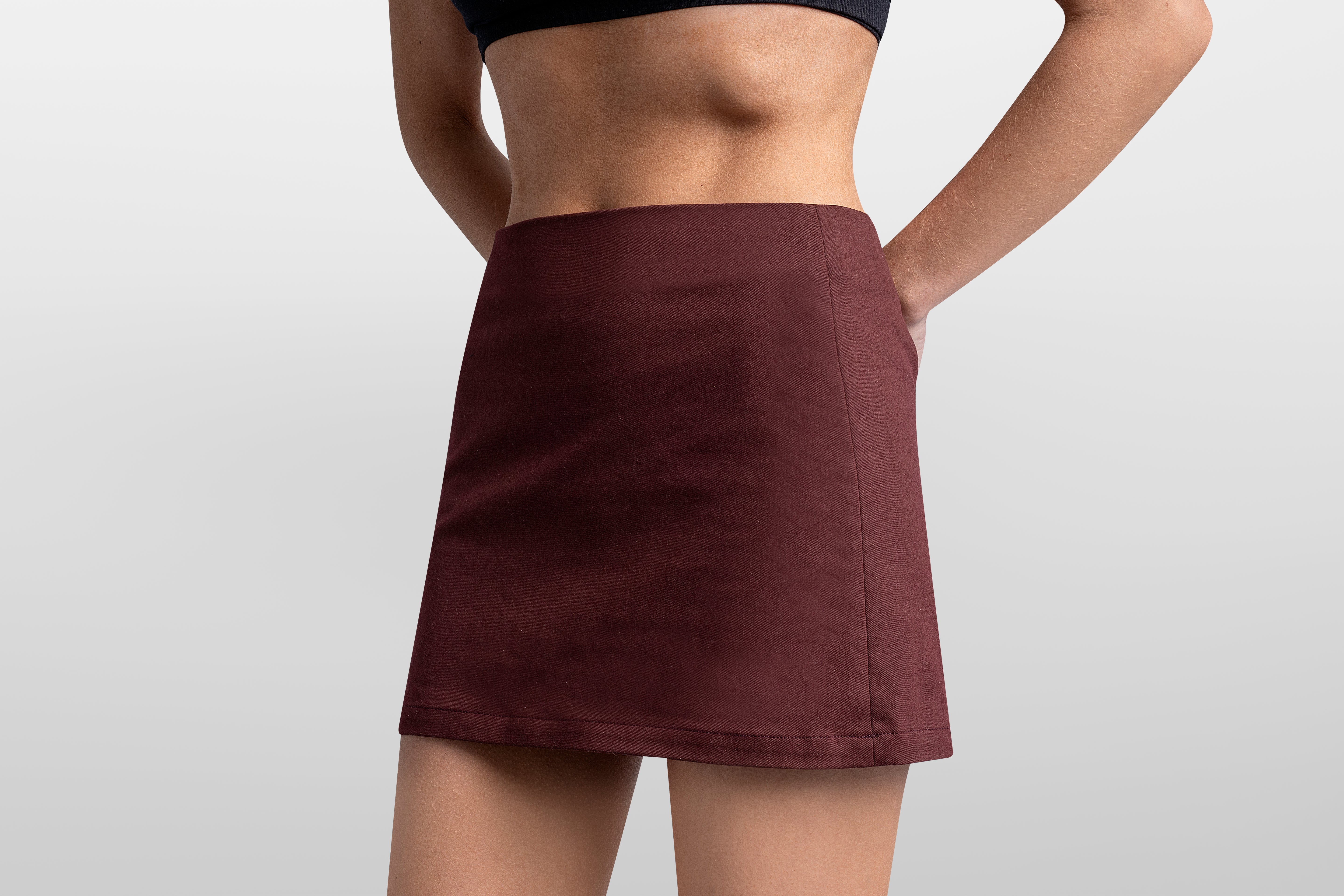DRILL MINI SKIRT