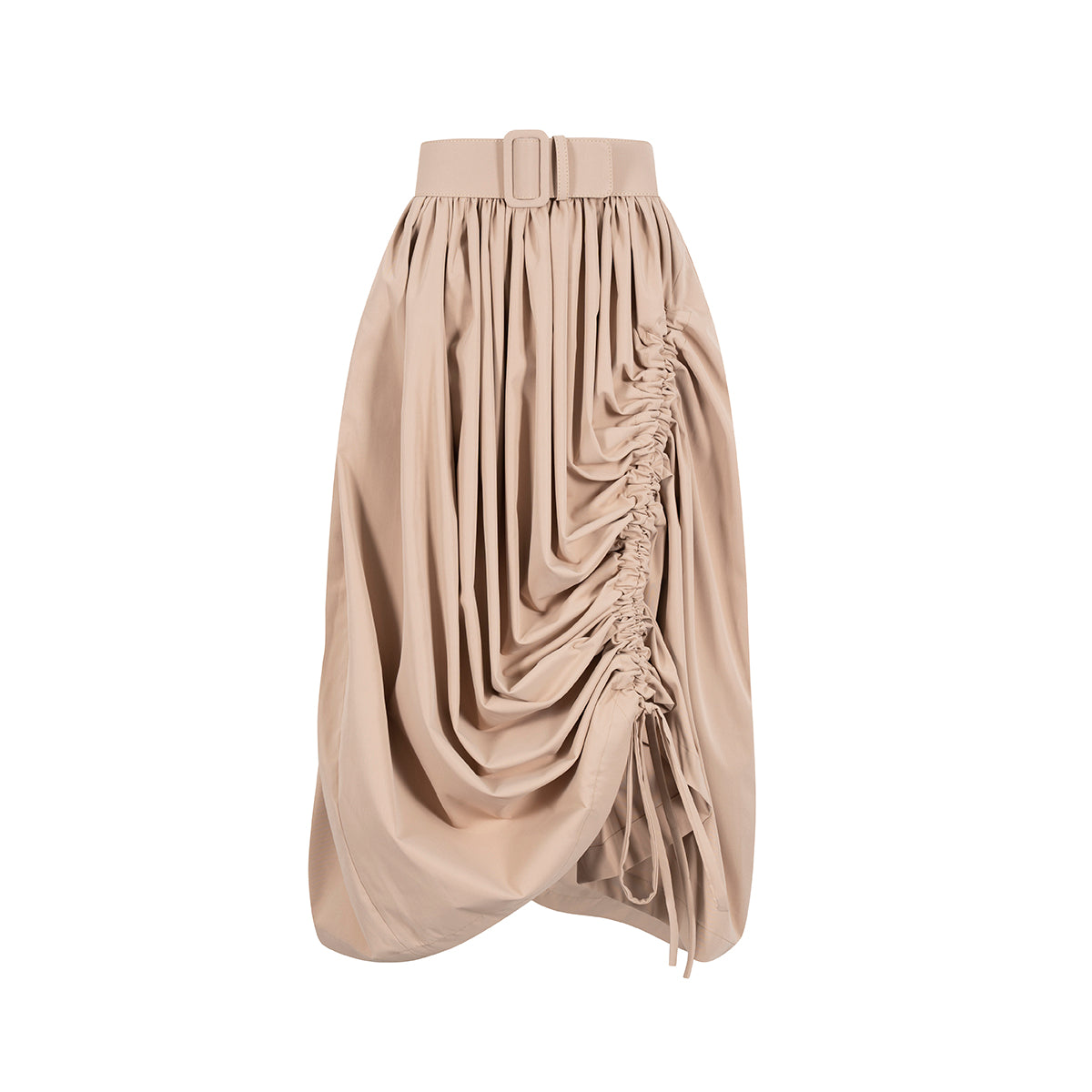 ASYMMETRICAL DRILL SKIRT