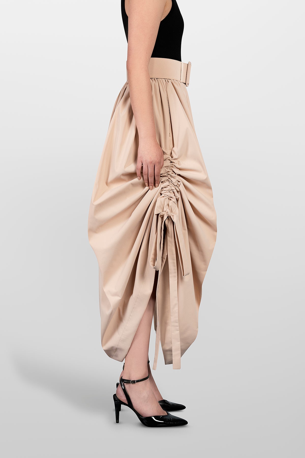 DRILL SKIRT COULISSE WITH BELT