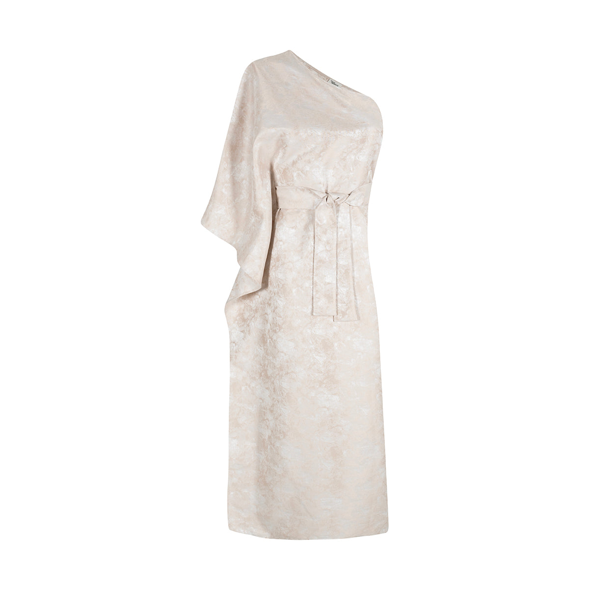 ASYMMETRICAL JACQUARD KAFTAN