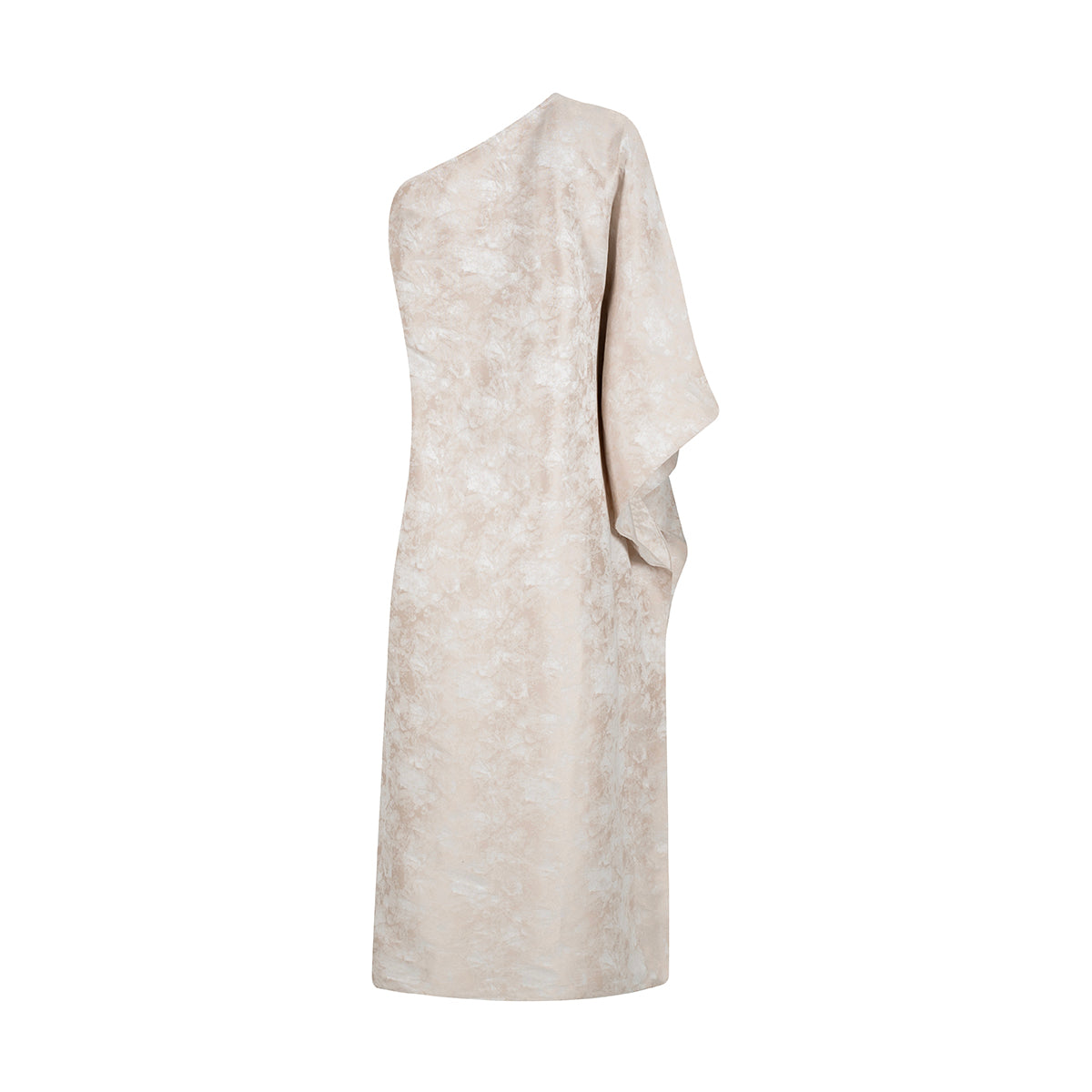 ASYMMETRICAL JACQUARD KAFTAN