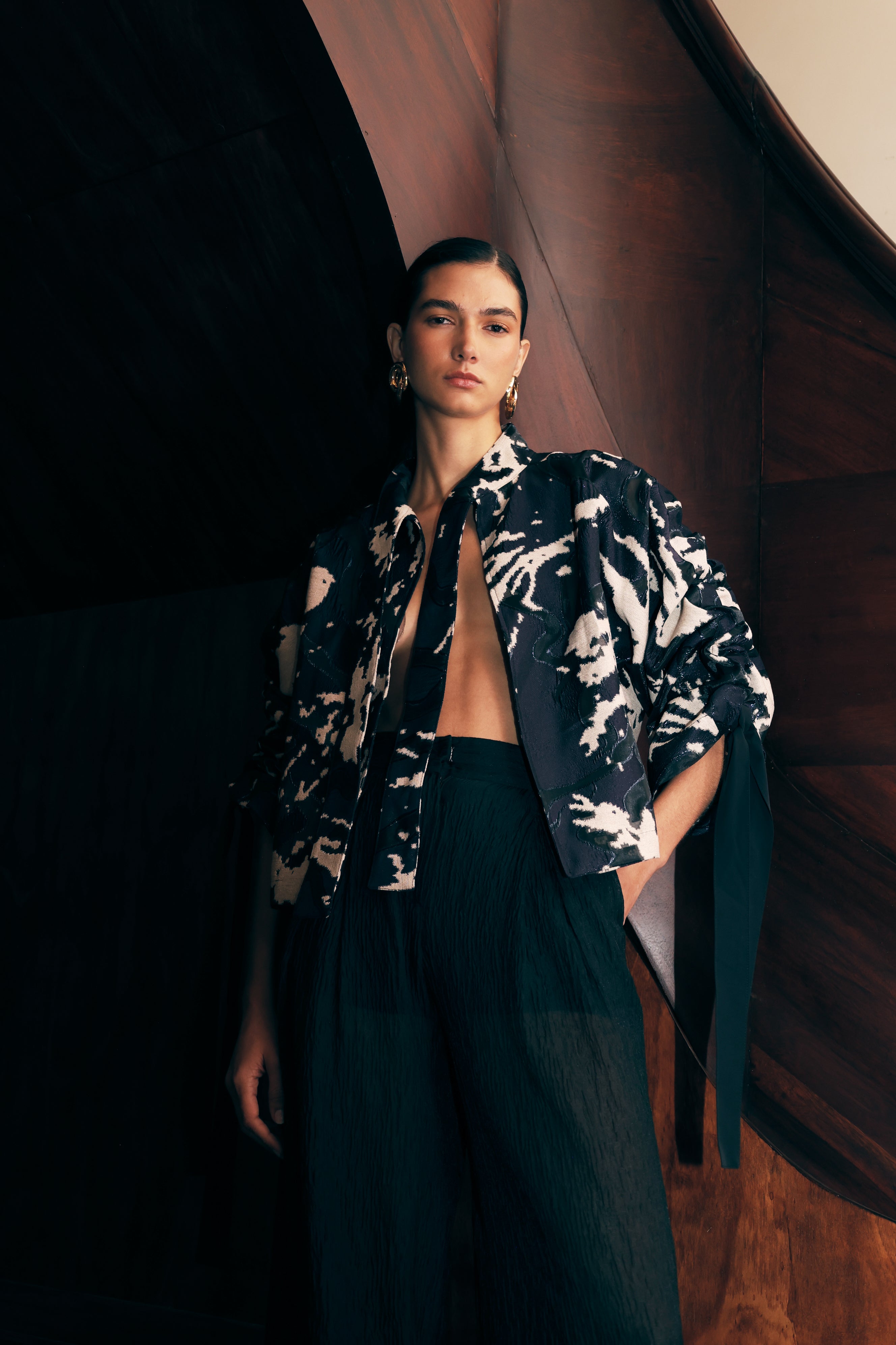JACQUARD AKRA JACKET