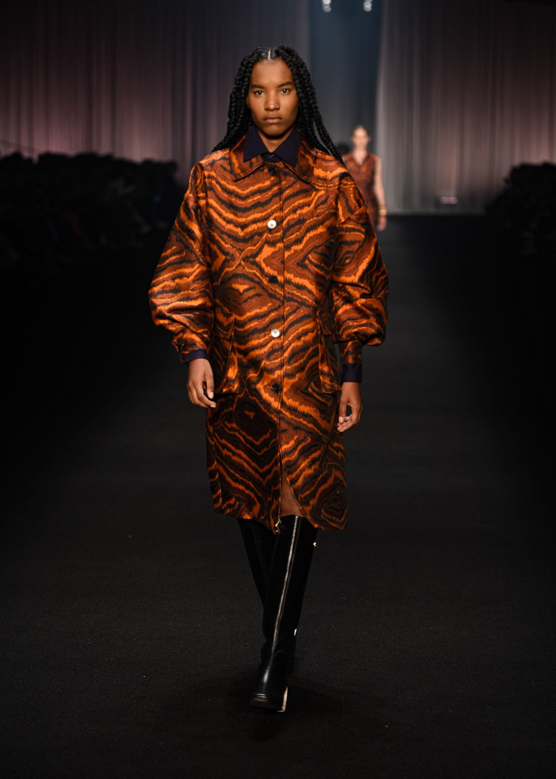 JACQUARD COAT
