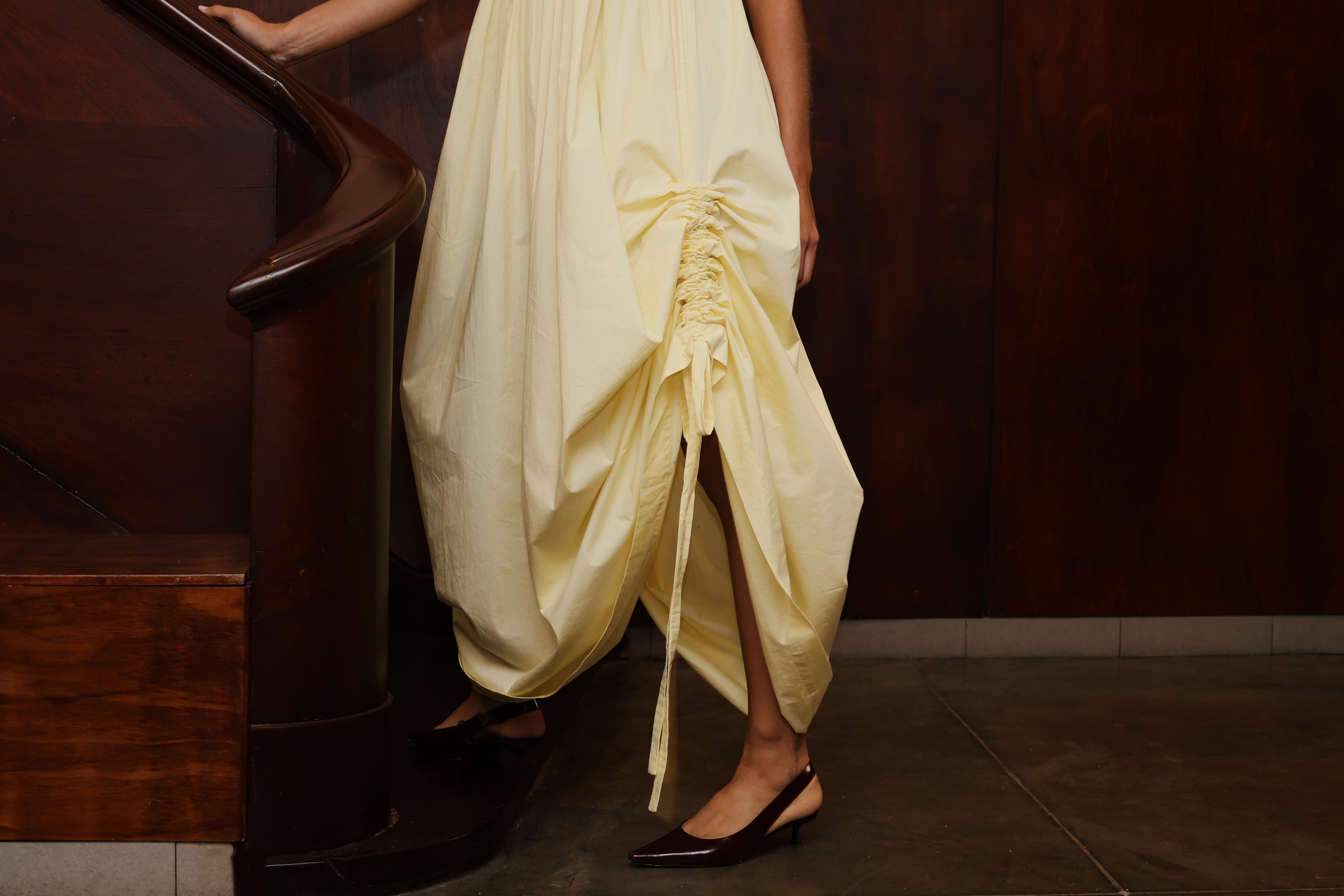 COTTON SKIRT COULISSE