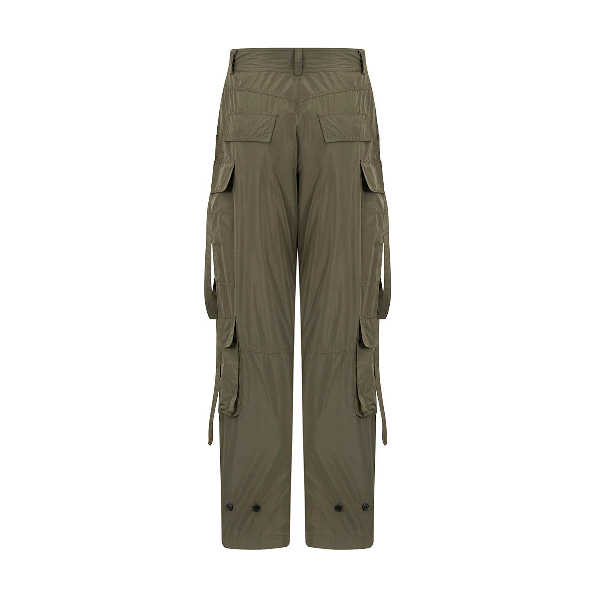 TAFFETA MAXI CARGO PANTS