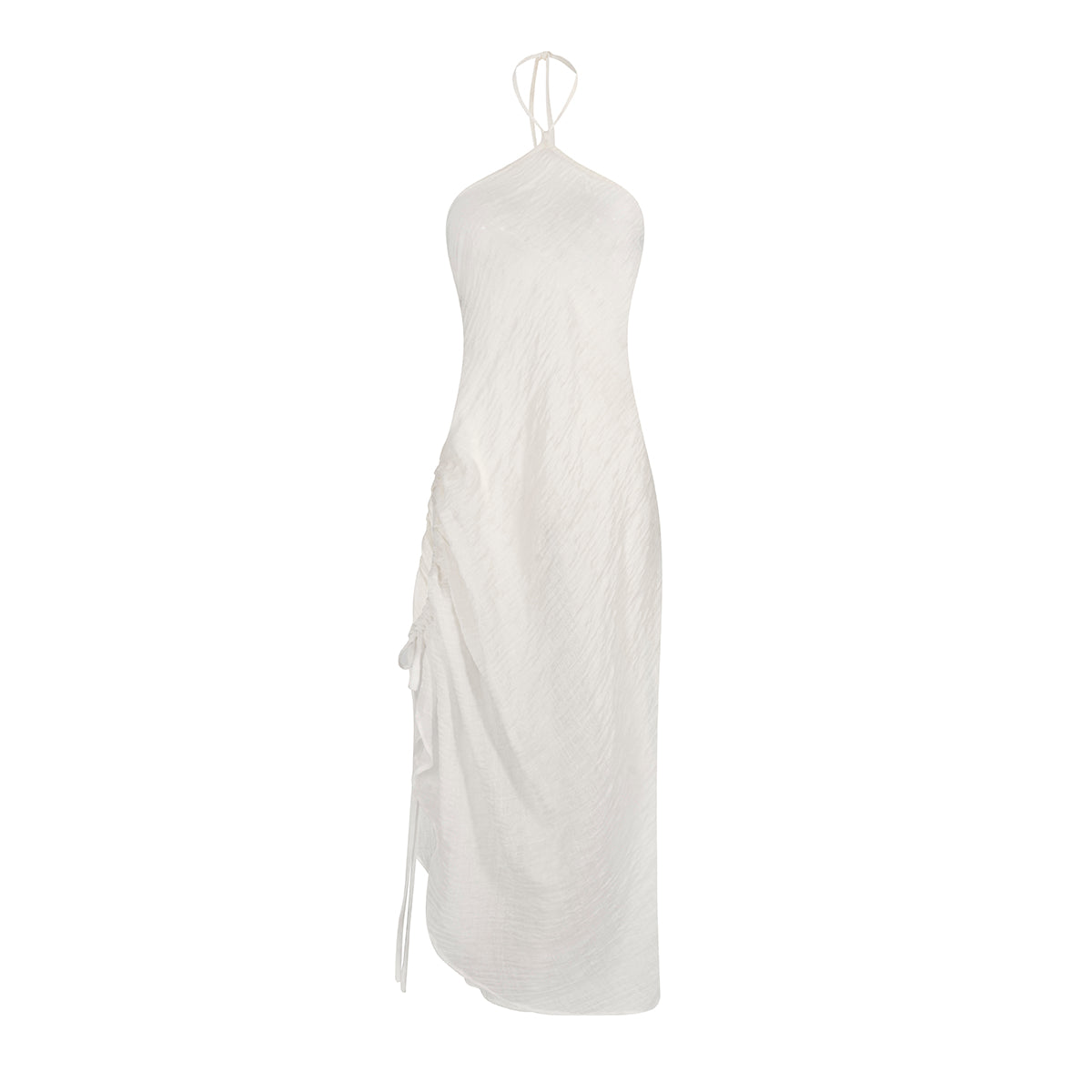 ORGANZA HALTER DRESS