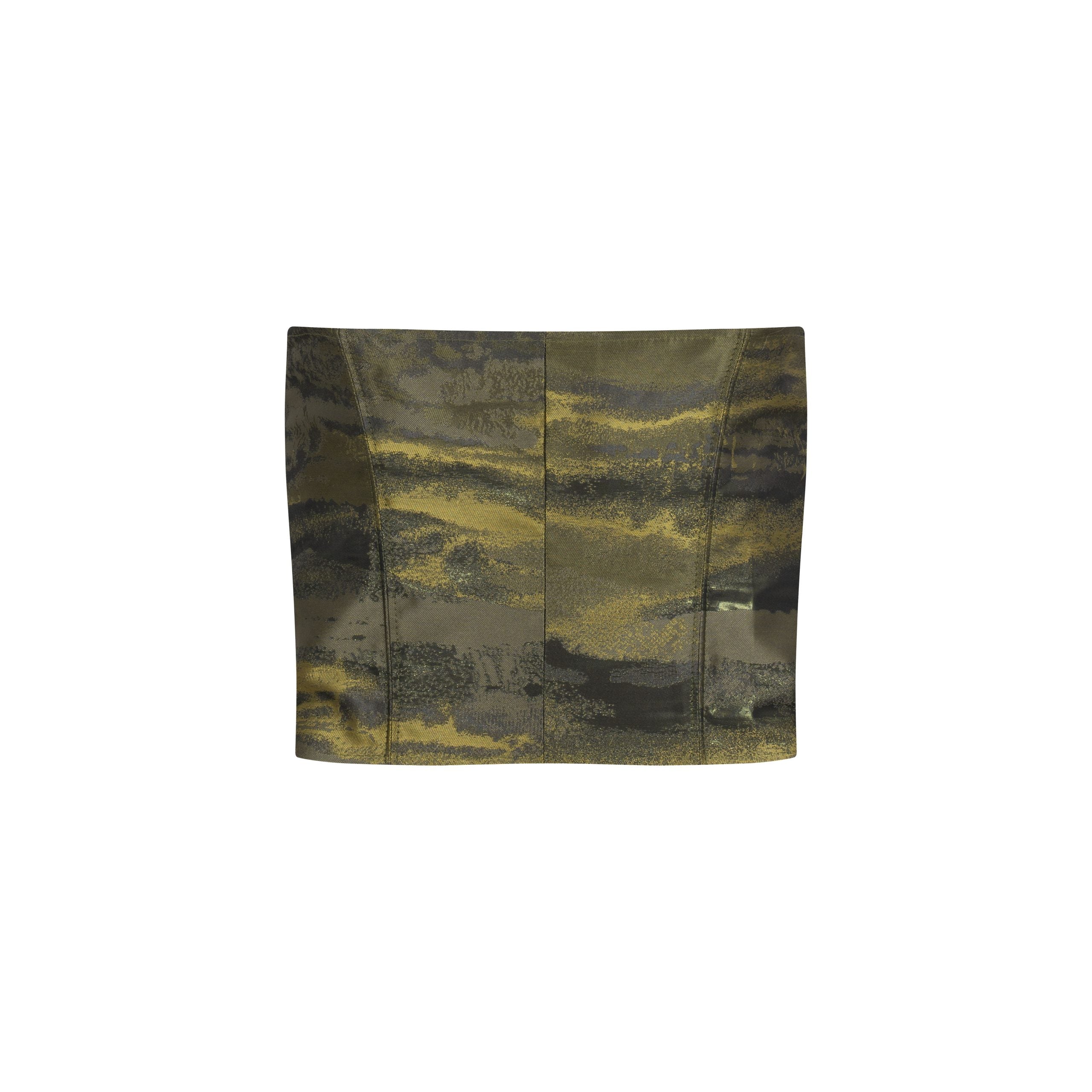 JACQUARD CORSET TOP