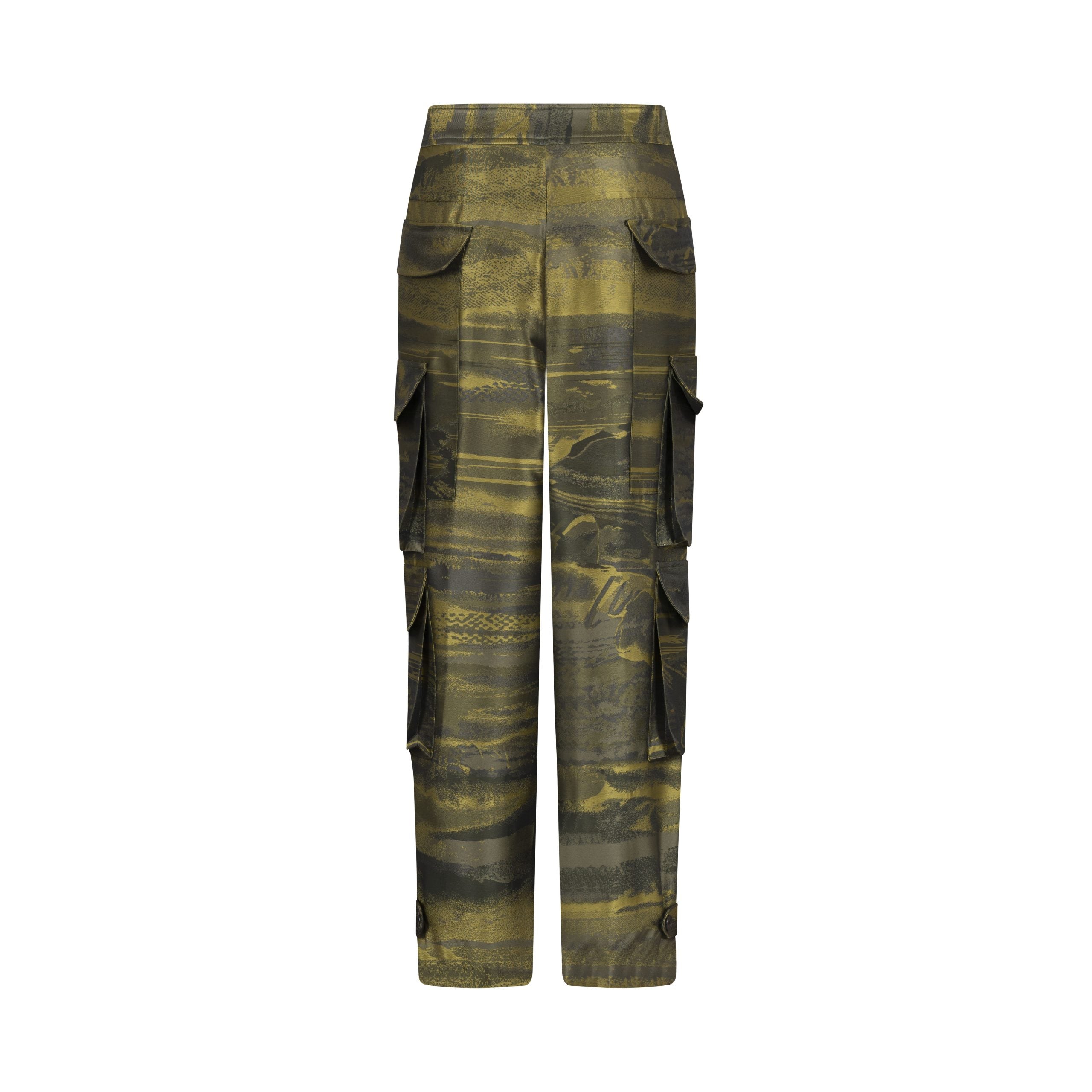 JACQUARD CARGO PANTS