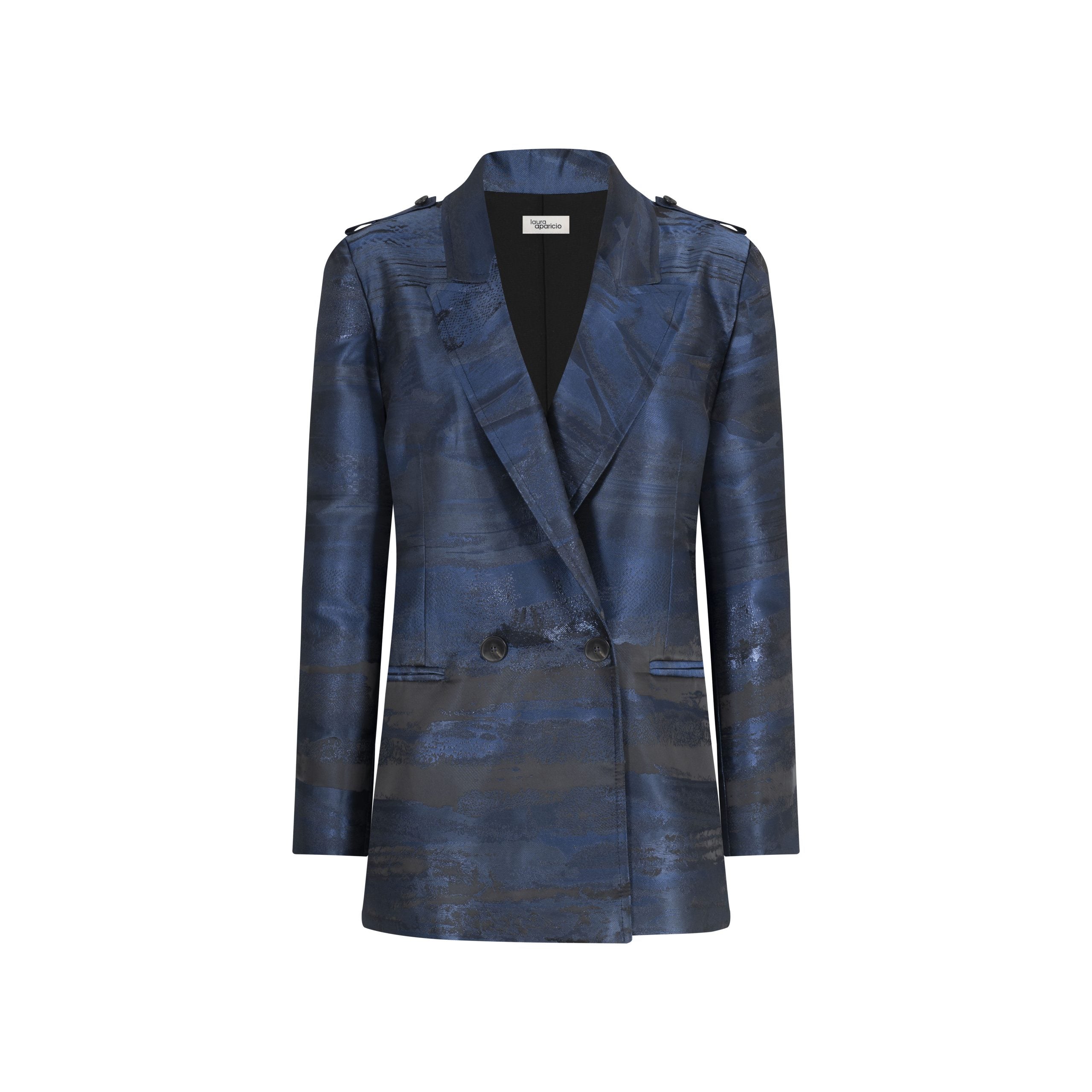 OVERSIZED JACQUARD BLAZER