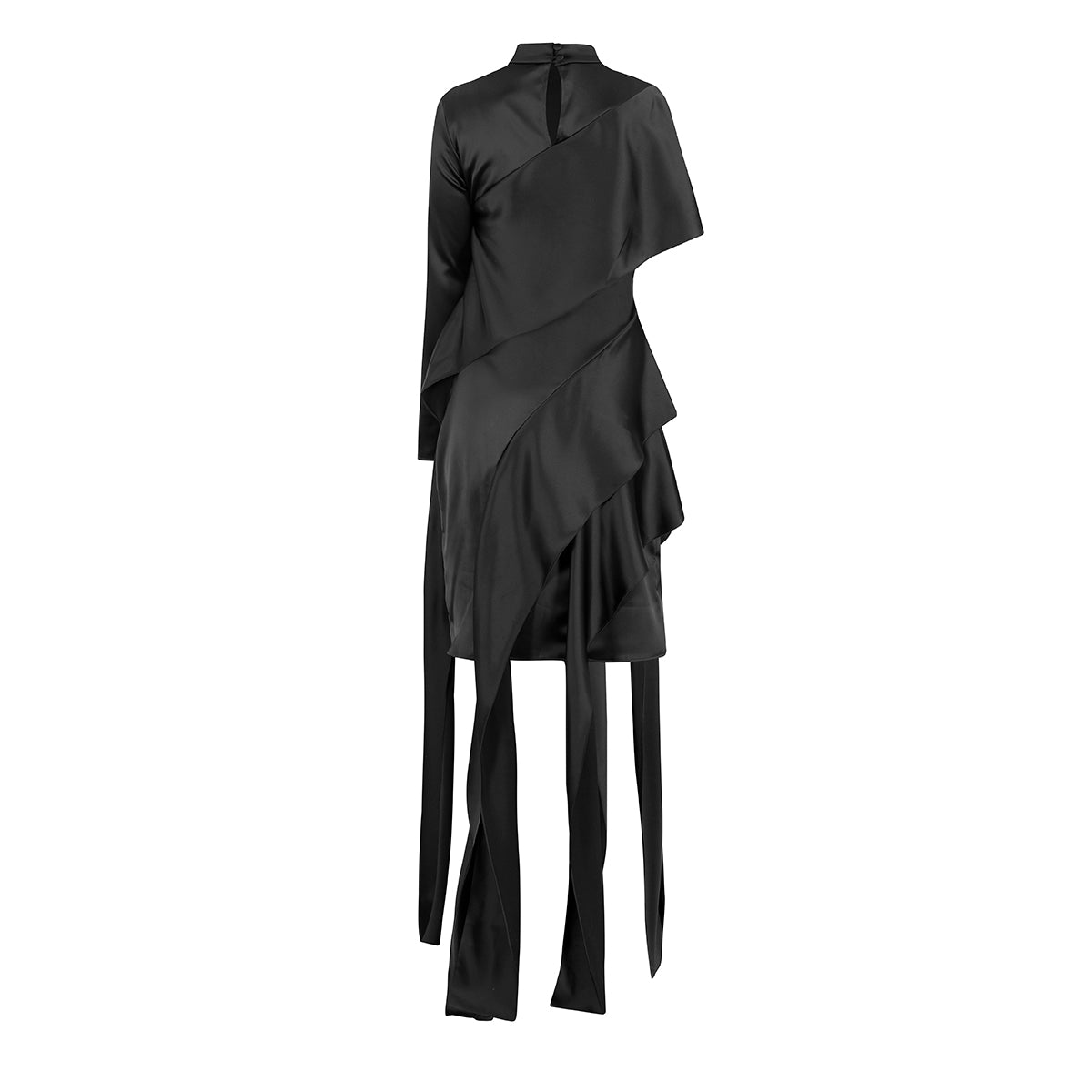 VISCOSE VOLANT DRESS