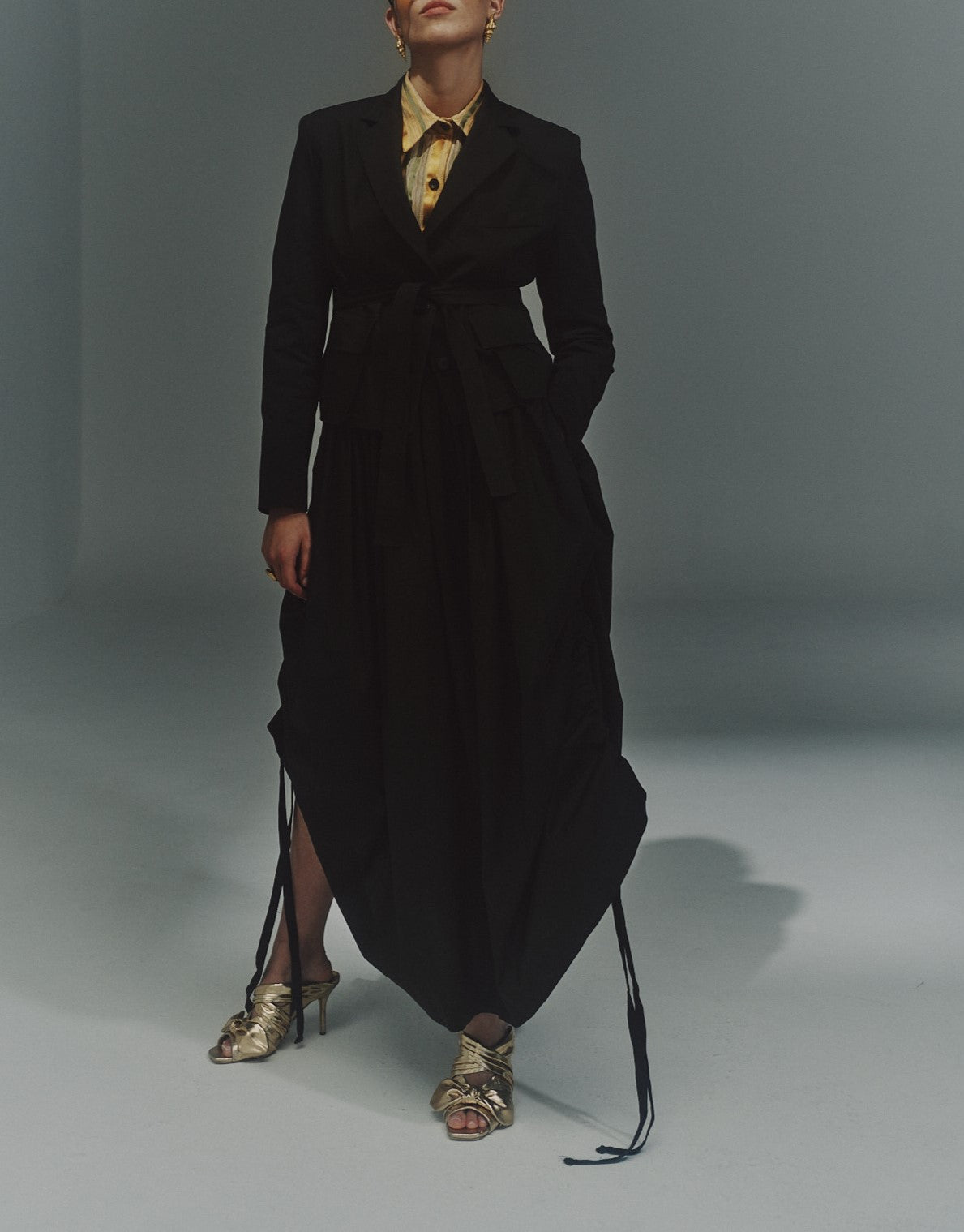 KABIL COTTON SKIRT WITH BELT