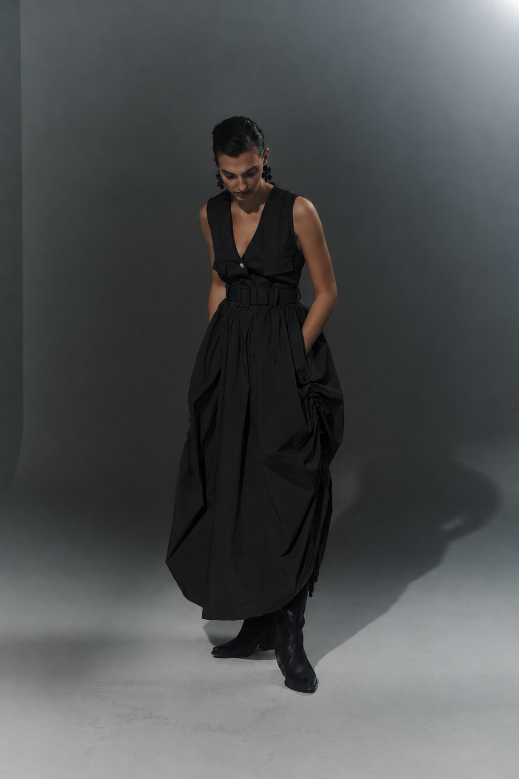 COTTON SKIRT COULISSE