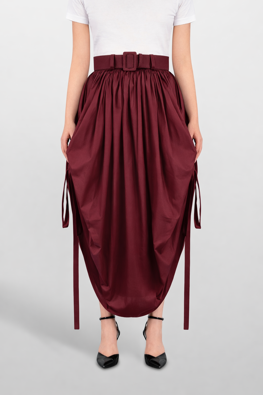 COTTON SKIRT COULISSE
