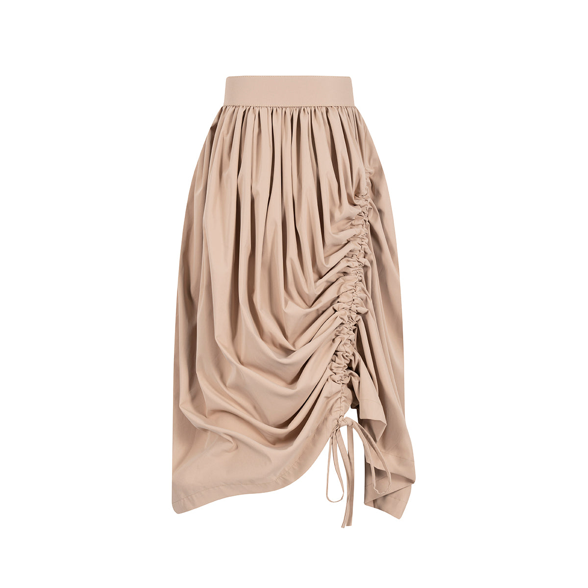 ASYMMETRICAL DRILL SKIRT