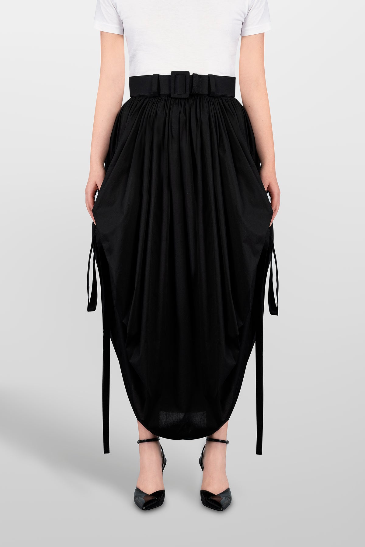 COTTON SKIRT COULISSE