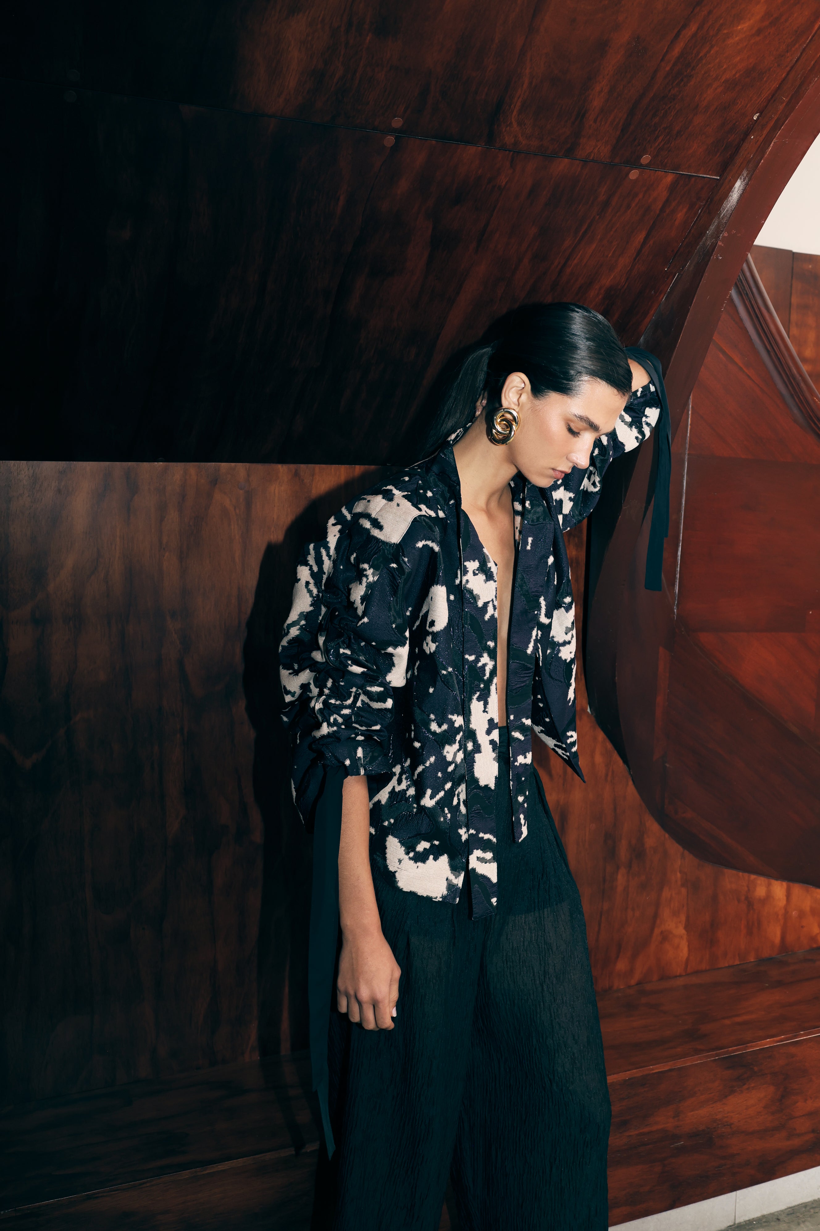 JACQUARD AKRA JACKET