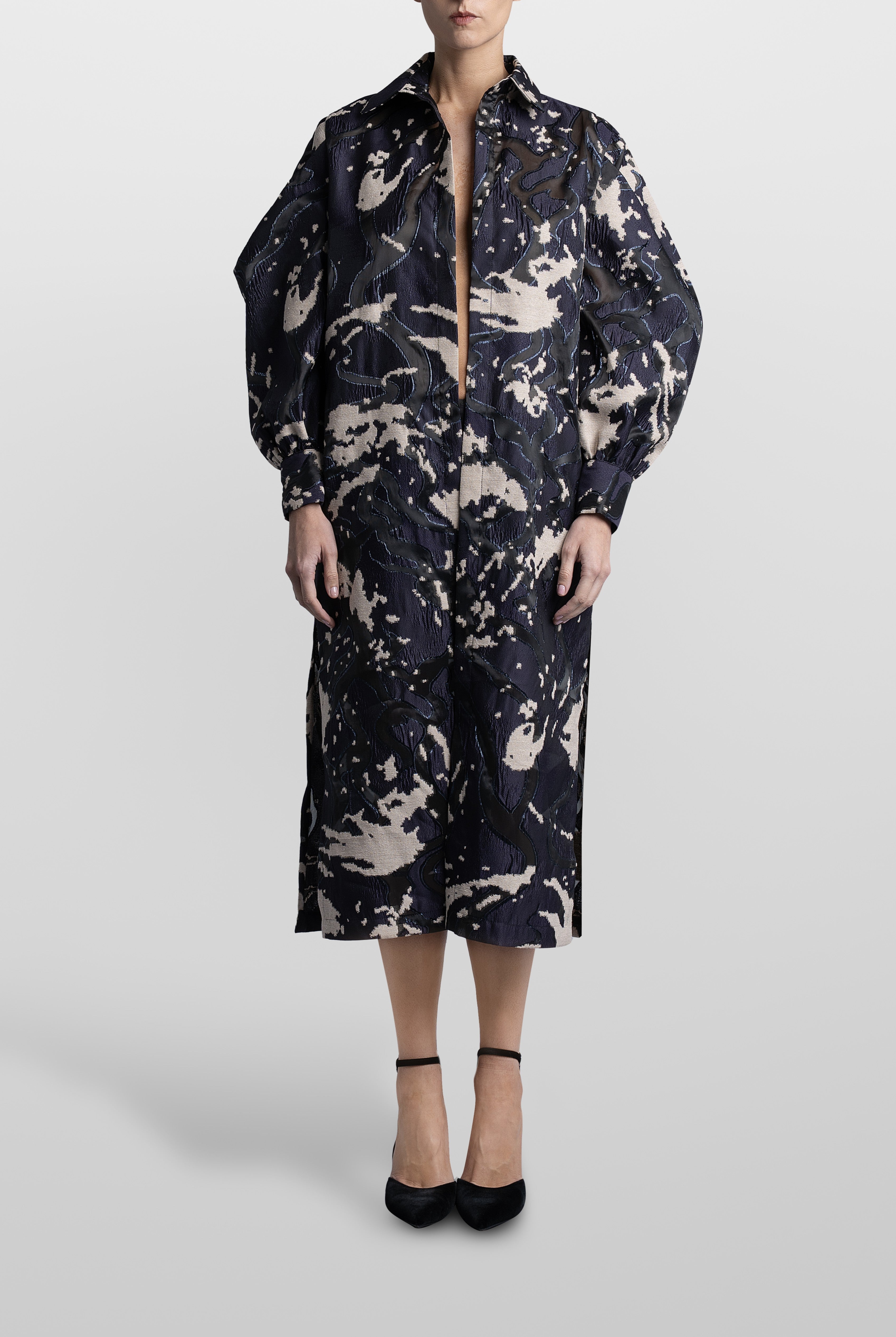 JACQUARD POLINA COAT