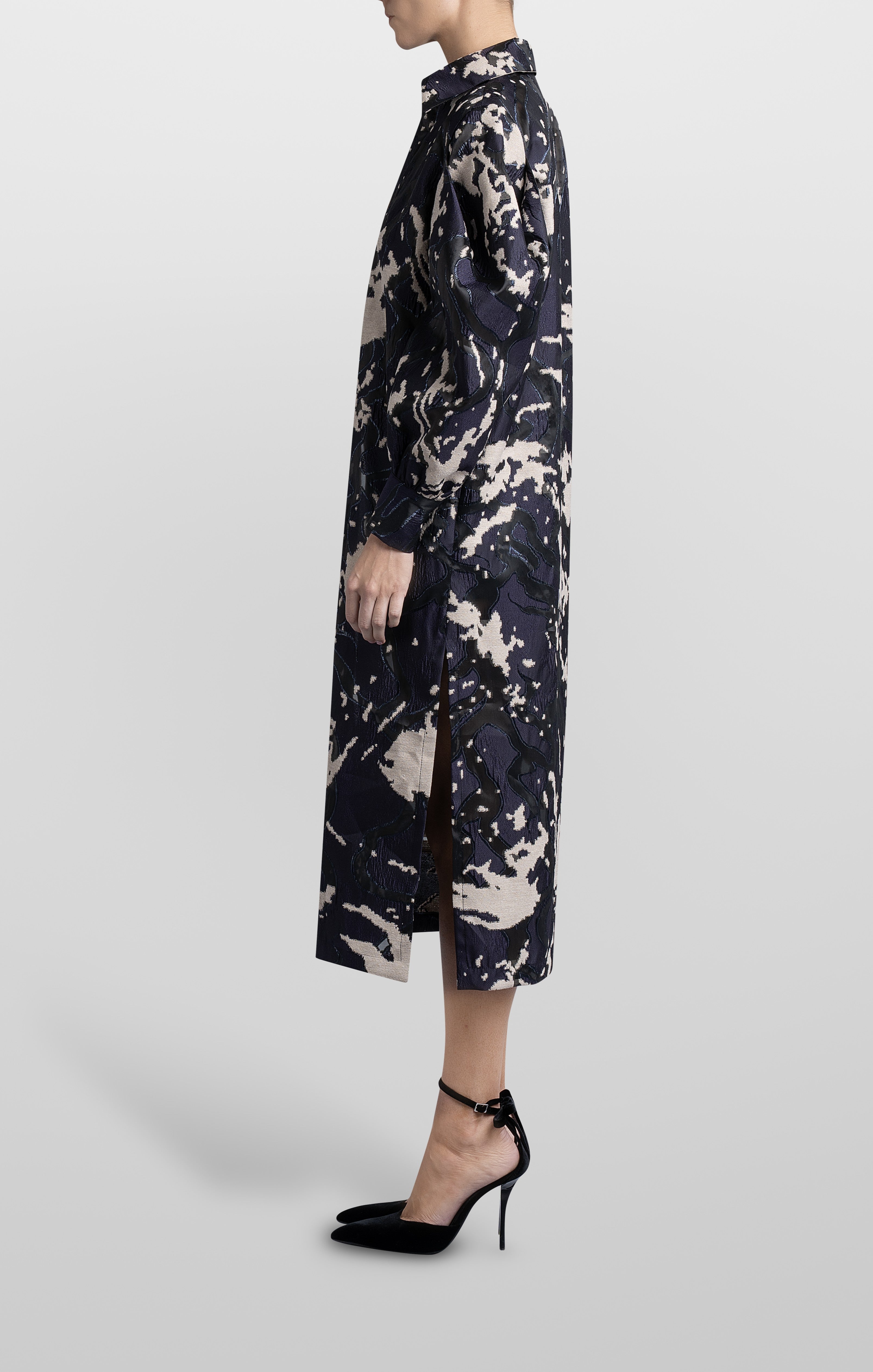 JACQUARD POLINA COAT