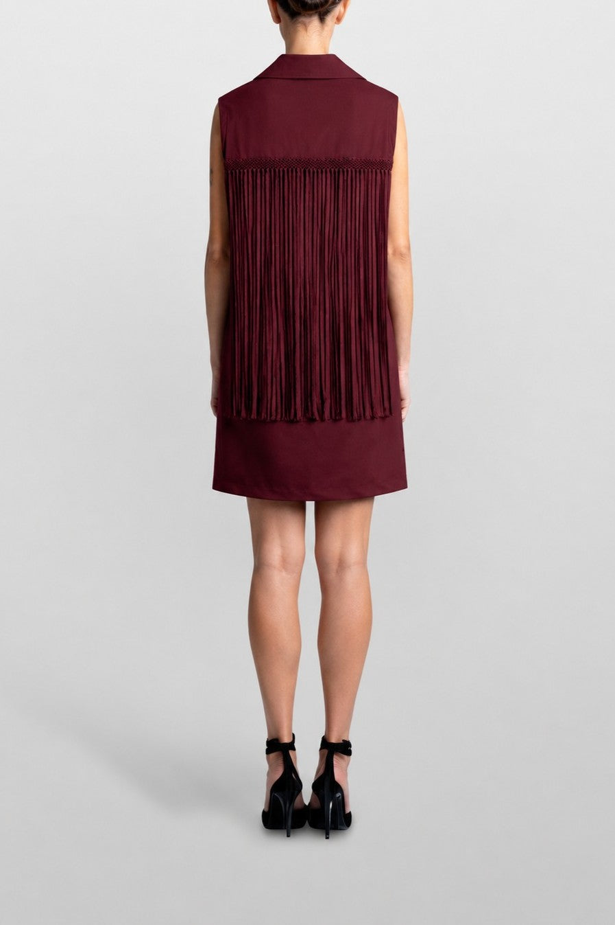 MACRAME DRILL SAHARIANA DRESS