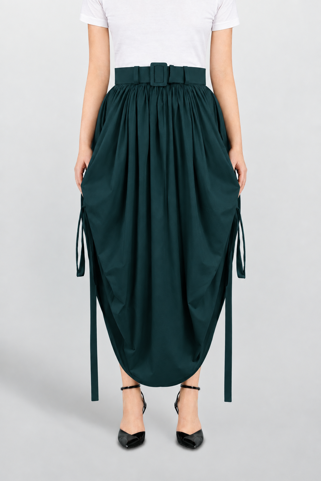 COTTON SKIRT COULISSE